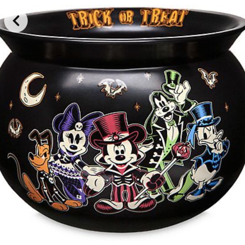 Disney Mickey Mouse and Friends Ceramic Halloween Candy Bowl